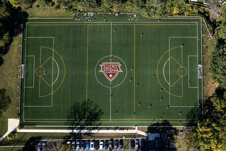 The turf field at Bronxville.