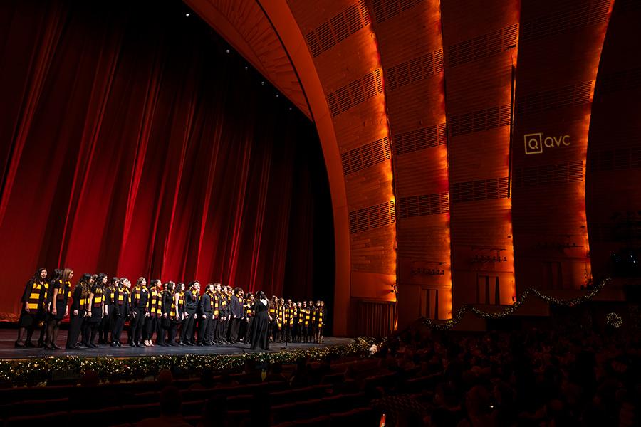 The Iona Singers performing at Radio City Music Hall.